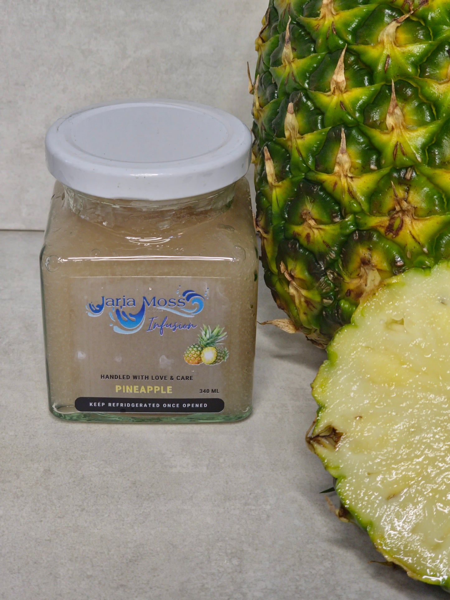 3 x Infused Pineapple Sea Moss Gel 340ml Bundle