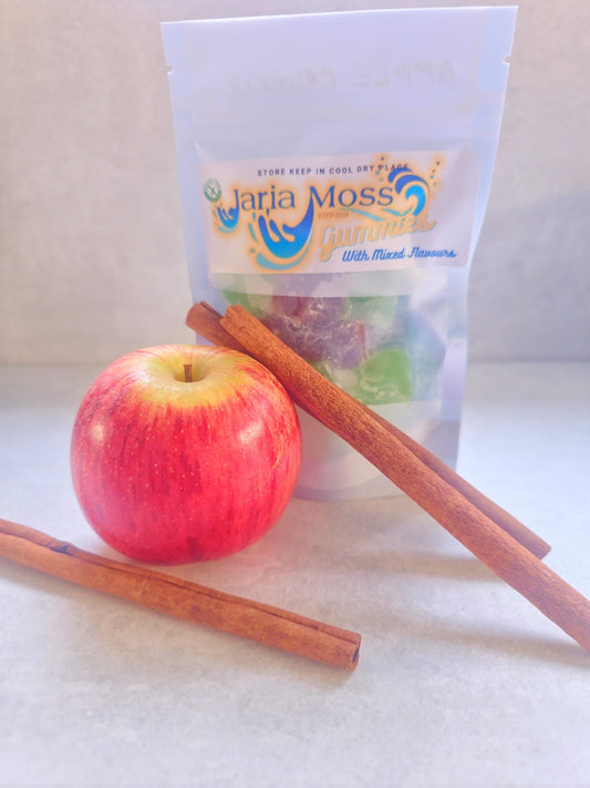 Apple Crumble Infused Sea Moss Gummies (Apple & Real Cinnamon Flavour)
